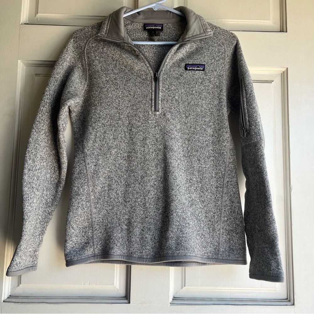 Patagonia Women’s Zip-Up Sweater in Heather Gray